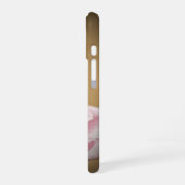 ピンクパーソナライズされたのローズケース – MateiPhoneケース iPhone 16ケース (左側面)