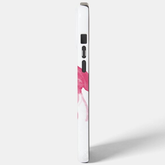 ピンクパーソナライズされたの不機嫌なパギー Case-Mate iPhoneケース (裏面 / 左)