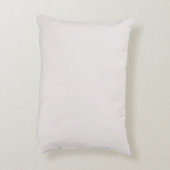 ピンクパーソナライズされたの人魚まくら アクセントクッション (裏面(縦))