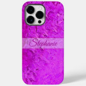 ピンクパーソナライズされたの名アート前 Case-Mate iPhoneケース (裏面)