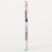 ピンクパーソナライズされたの大理石にフォトコラージュ7枚 Case-Mate iPhoneケース (裏面/右)