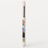 ピンクパーソナライズされたの大理石にフォトコラージュ7枚 Case-Mate iPhoneケース (裏面/左)