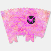 ピンクパーソナライズされたの恐竜の皮 フェイバーボックス (見開き)