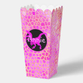 ピンクパーソナライズされたの恐竜の皮 フェイバーボックス (正面)