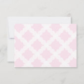 ピンクパーソナライズされたの最初の聖なる聖餐会ありがとうC サンキューカード (裏面)