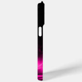 ピンクパーソナライズされたの炎オンブラック Case-Mate iPhoneケース (裏面 / 右)