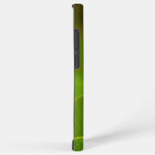 ピンクパーソナライズされたの花サムスンケース SAMSUNG GALAXYケース (右側面)