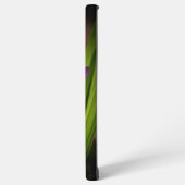 ピンクパーソナライズされたの花サムスンケース SAMSUNG GALAXYケース (左側面)