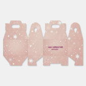 ピンクパーソナライズされたの誕生日特典ボックス フェイバーボックス (見開き)