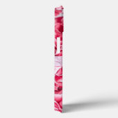 ピンクパーソナライズされたアートローズ名 Case-Mate iPhoneケース (裏面 / 右)