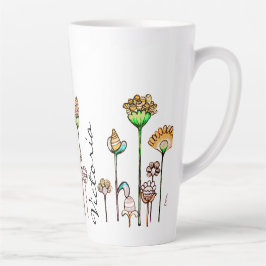 ピンクパーソナライズされたオレンジブラックスクリプパーソナライズされたト カフェラテマグ