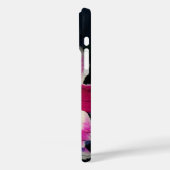 ピンクパーソナライズされたオーキッドアップルiPhoneケース Case-Mate iPhoneケース (裏面 / 左)