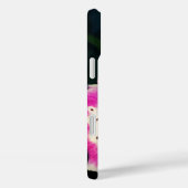 ピンクパーソナライズされたオーキッドアップルiPhoneケース Case-Mate iPhoneケース (裏面 / 右)