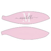 ピンクパーソナライズされたガールズバスケッモノグラムのトル バスケットボール (パネル)