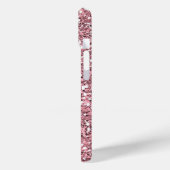 ピンクパーソナライズされたグリッターお名前。 Case-Mate iPhoneケース (裏面 / 左)