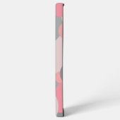 ピンクパーソナライズされたグレイ分子サムスンフォンケース SAMSUNG GALAXYケース (左側面)