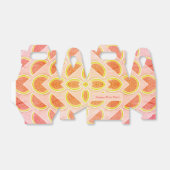 ピンクパーソナライズされたスイカ フェイバーボックス (折り畳みなし)