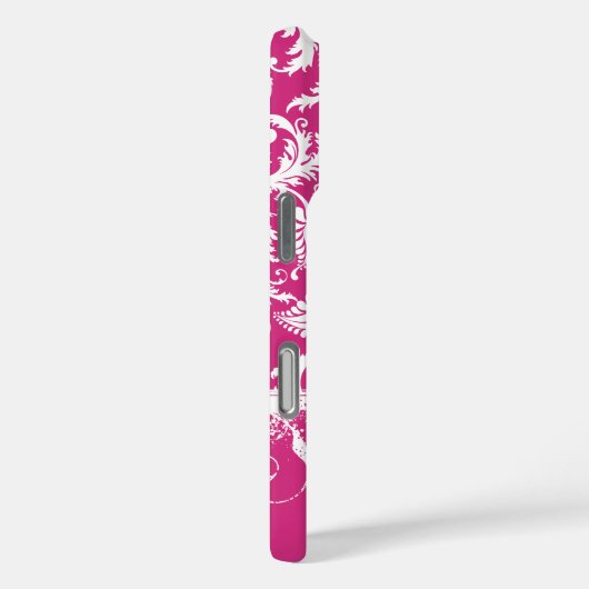 ピンクパーソナライズされたダマファンキースク Case-Mate iPhoneケース (裏面 / 右)