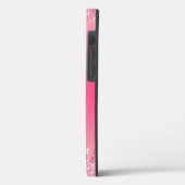 ピンクパーソナライズされたドリップグリッタートレンディーグラム Case-Mate iPhoneケース (裏面 / 左)