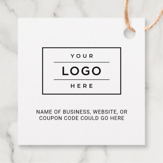 ピンクパーソナライズされたハートスモールビジネスサンキュー フェイバータグ (裏面)