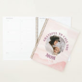 ピンクパーソナライズされたパステルプランナーforママ プランナー手帳 (ディスプレー)