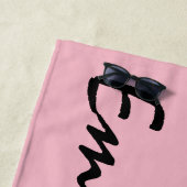 ピンクパーソナライズされたビーチタオル ビーチタオル (インサイチュ)