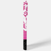 ピンクパーソナライズされたフェイク（紋章の）フラ・ダ・リダマスクiPhone Case-Mate iPhoneケース (裏面 / 右)