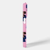 ピンクパーソナライズされたフォトコラージュ子供の誕生日 Case-Mate iPhoneケース (裏面 / 右)