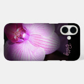 ピンクパーソナライズされたフラワーアップルiPhoneケース Case-Mate iPhoneケース (裏面 (横))
