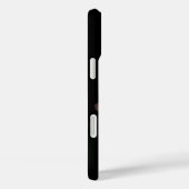 ピンクパーソナライズされたフラワーアップルiPhoneケース Case-Mate iPhoneケース (裏面 / 右)