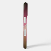 ピンクパーソナライズされたフラワーアップルiPhoneケース Case-Mate iPhoneケース (裏面 / 右)
