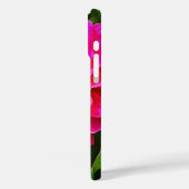 ピンクパーソナライズされたフラワーアップルiPhoneケース Case-Mate iPhoneケース (裏面 / 左)