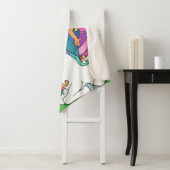 ピンクパーソナライズされたプリンセスユニコーンシェルパブランケット シェルパブランケット (インサイチュ)