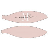 ピンクパーソナライズされたモノグラムの色 バスケットボール (パネル)