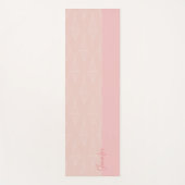 ピンクパーソナライズされたヨガマット ヨガマット (正面)