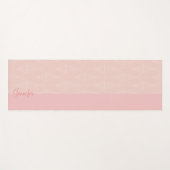 ピンクパーソナライズされたヨガマット ヨガマット (正面(横))