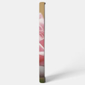 ピンクパーソナライズされたローズフラワーサムスンケース SAMSUNG GALAXYケース (左側面)