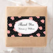 ピンクパーソナライズされたローズラベル ラベル (インサイチュ)