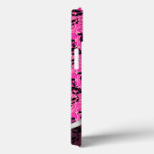 ピンクパーソナライズされたヴィンテージダマスク模様 Case-Mate iPhoneケース (裏面 / 右)