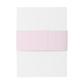 ピンクパーソナライズされた結婚式招待状ベリーバンド 招待状ベリーバンド (裏面例)