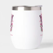 ピンクパーソナライズされた色の乳がん認識度 (左面)