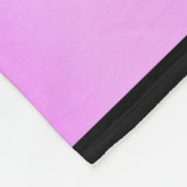 ピンクパーソナライズされた認識度リボンアメリカ国旗 フリースブランケット (角)