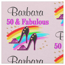 ピンクパーソナライズされた50及び素晴らしい織物