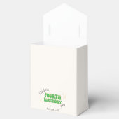 ピンクパーティーバルーンアニマル4th誕生日パーティー フェイバーボックス (オープン)