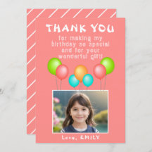 ピンクパーティーバルーン女の子誕生日写真