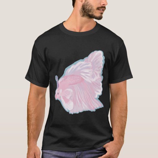 ピンクパーティーベタフィッシュ Tシャツ (正面)