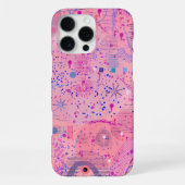 ピンクパーティーマキシマリストアート iPhoneケース (裏面)