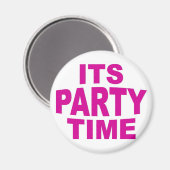 ピンクパーティー時間 マグネット (正面/裏面)