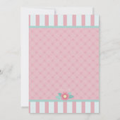 ピンクパーフェクトマザーズデイ招待状 招待状 (裏面)