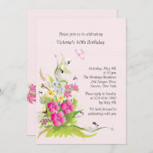 ピンクパーフェクト招待状 招待状 (正面/裏面)